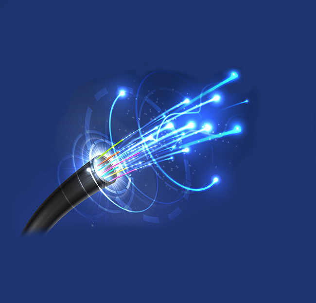 Fiber-optic internet